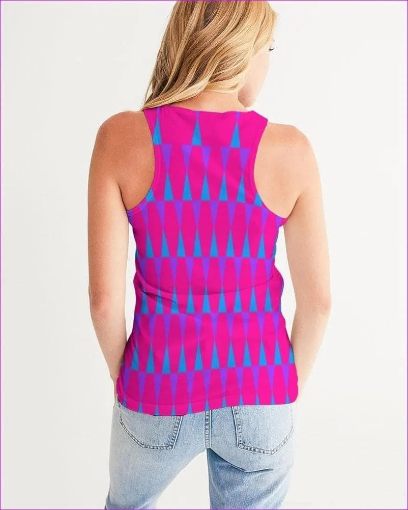 Candy Checkered Womens Tank