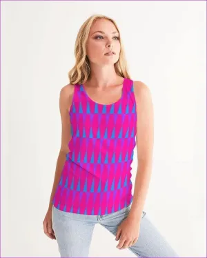 Candy Checkered Womens Tank