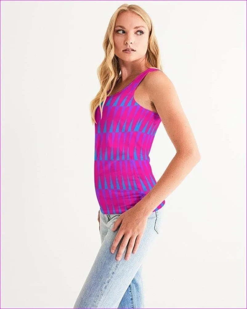 Candy Checkered Womens Tank