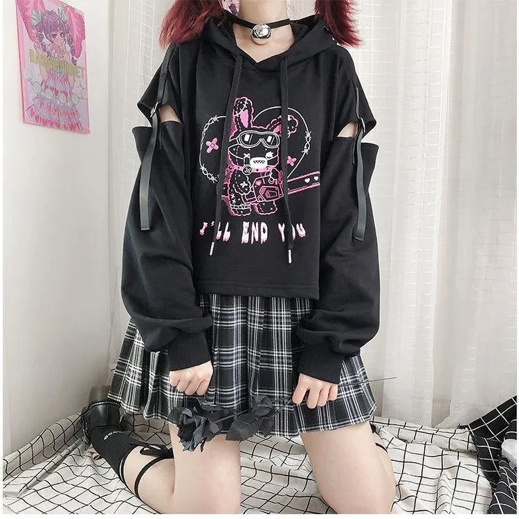 Chainsaw Bunny Hoodie