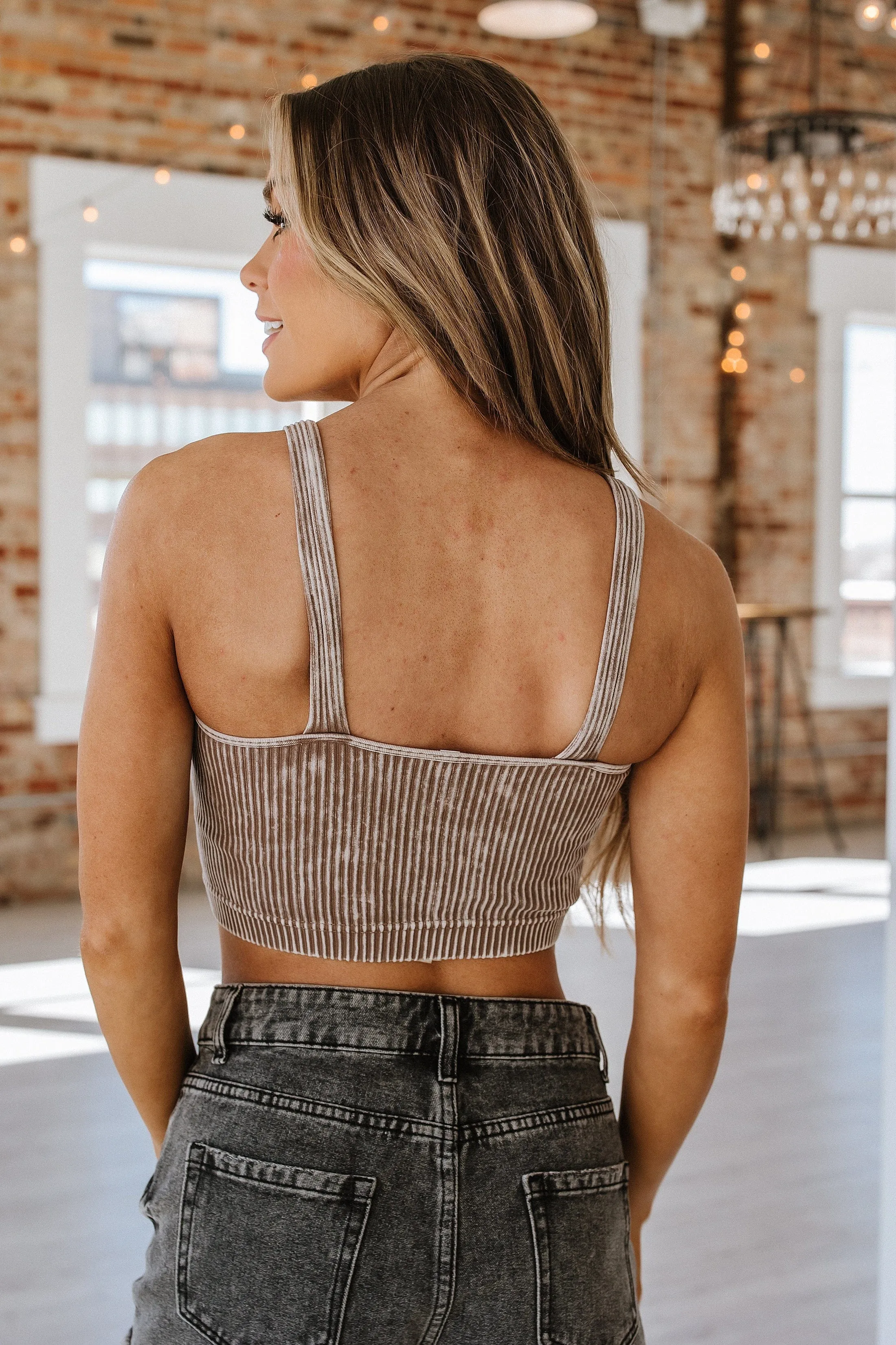 Cynthia Ribbed Crop Tank | S-XL