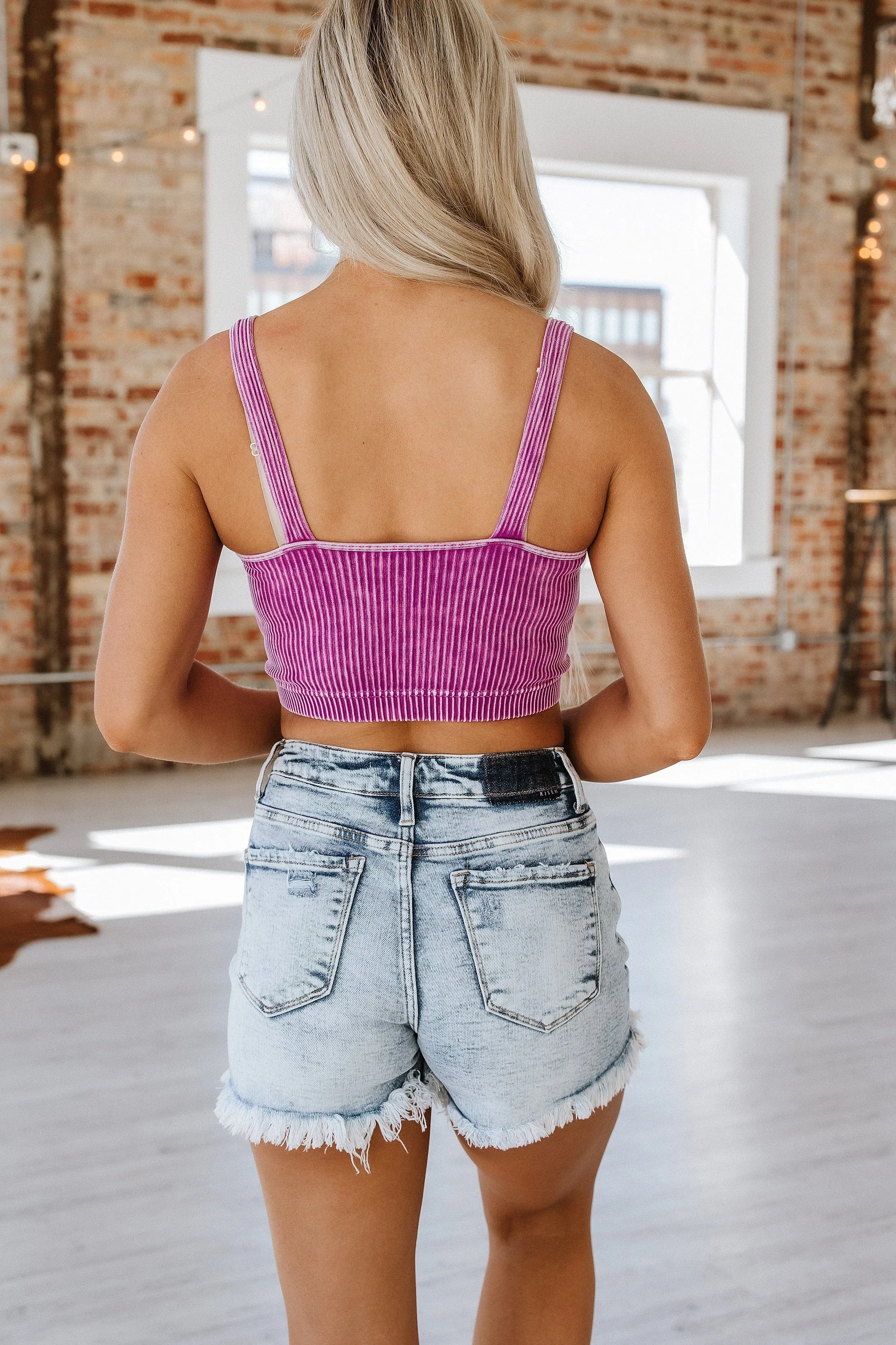 Cynthia Ribbed Crop Tank | S-XL