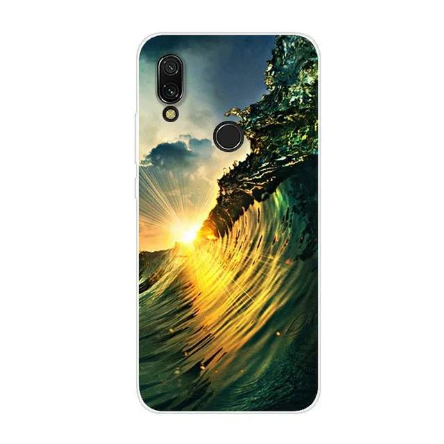 For Xiaomi Redmi 7 Case 6.26'' Soft Silicone TPU Back Cases For Xiaomi Redmi 7 Case Redmi7 Phone Cover Coque Funda On Redmi 7 Y3