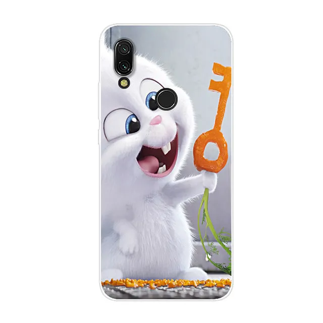 For Xiaomi Redmi 7 Case 6.26'' Soft Silicone TPU Back Cases For Xiaomi Redmi 7 Case Redmi7 Phone Cover Coque Funda On Redmi 7 Y3