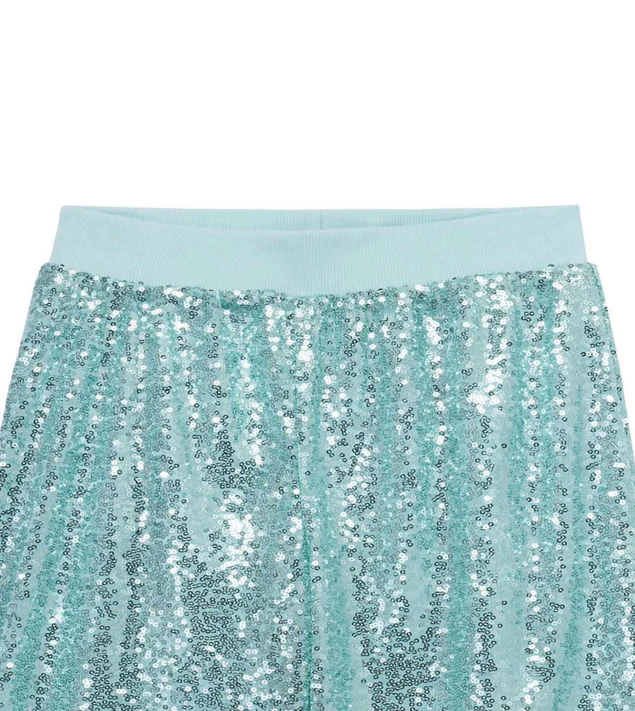 Girls: Mint Sequin 2pc Pants Set