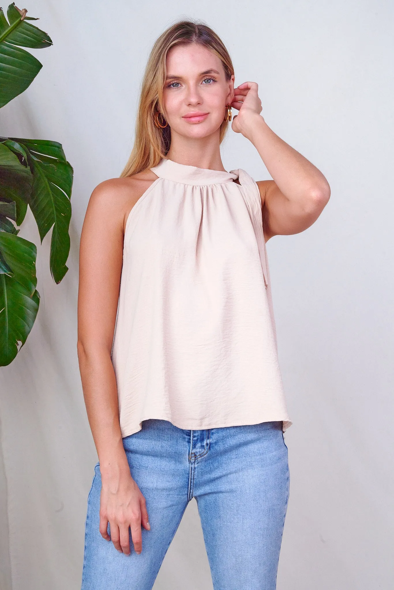 Halter Neck Tank Top