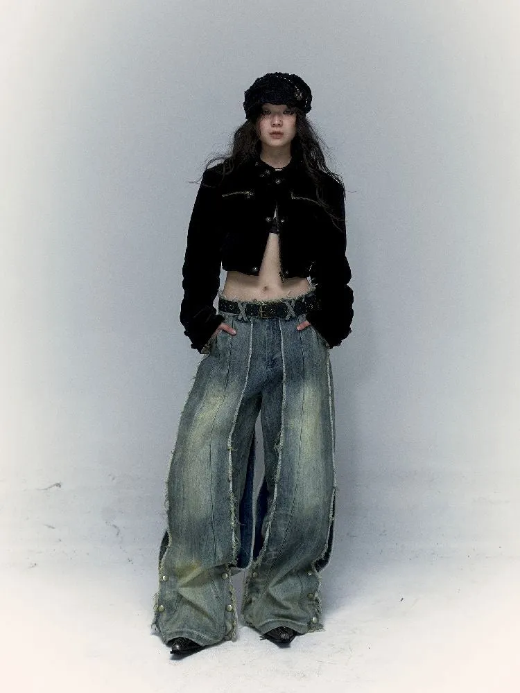 Heavy Duty Loose Wide Leg Jeans【s0000005013】