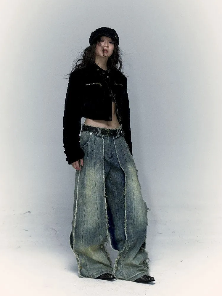 Heavy Duty Loose Wide Leg Jeans【s0000005013】