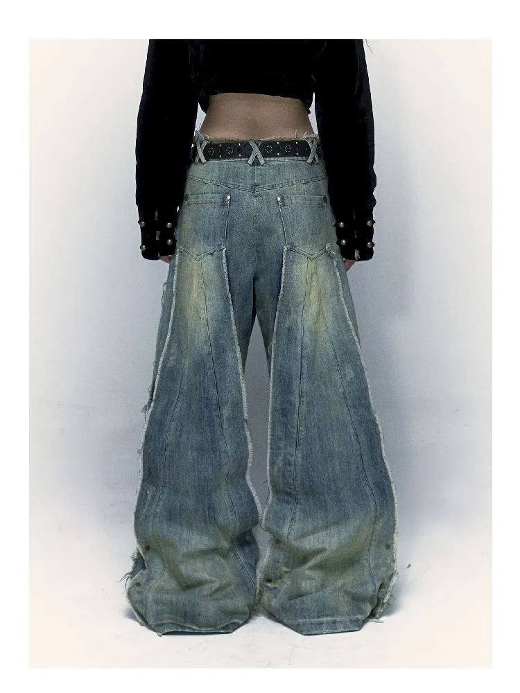 Heavy Duty Loose Wide Leg Jeans【s0000005013】