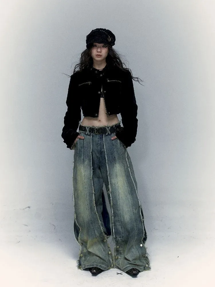 Heavy Duty Loose Wide Leg Jeans【s0000005013】