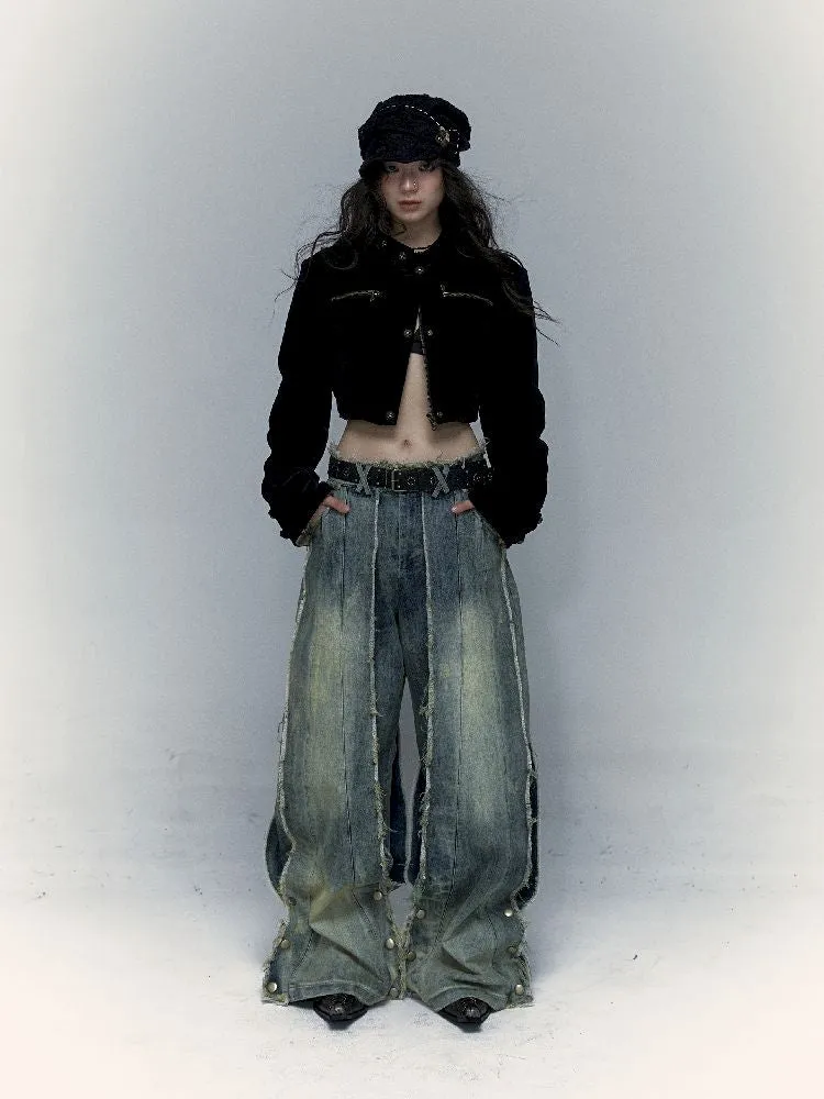 Heavy Duty Loose Wide Leg Jeans【s0000005013】