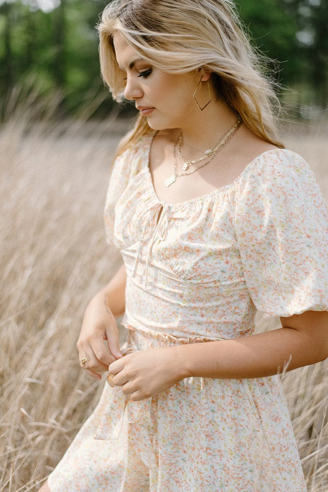 Mango Floral Set Top