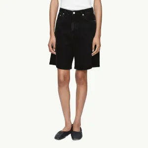 Relaxed Jean Short - Black