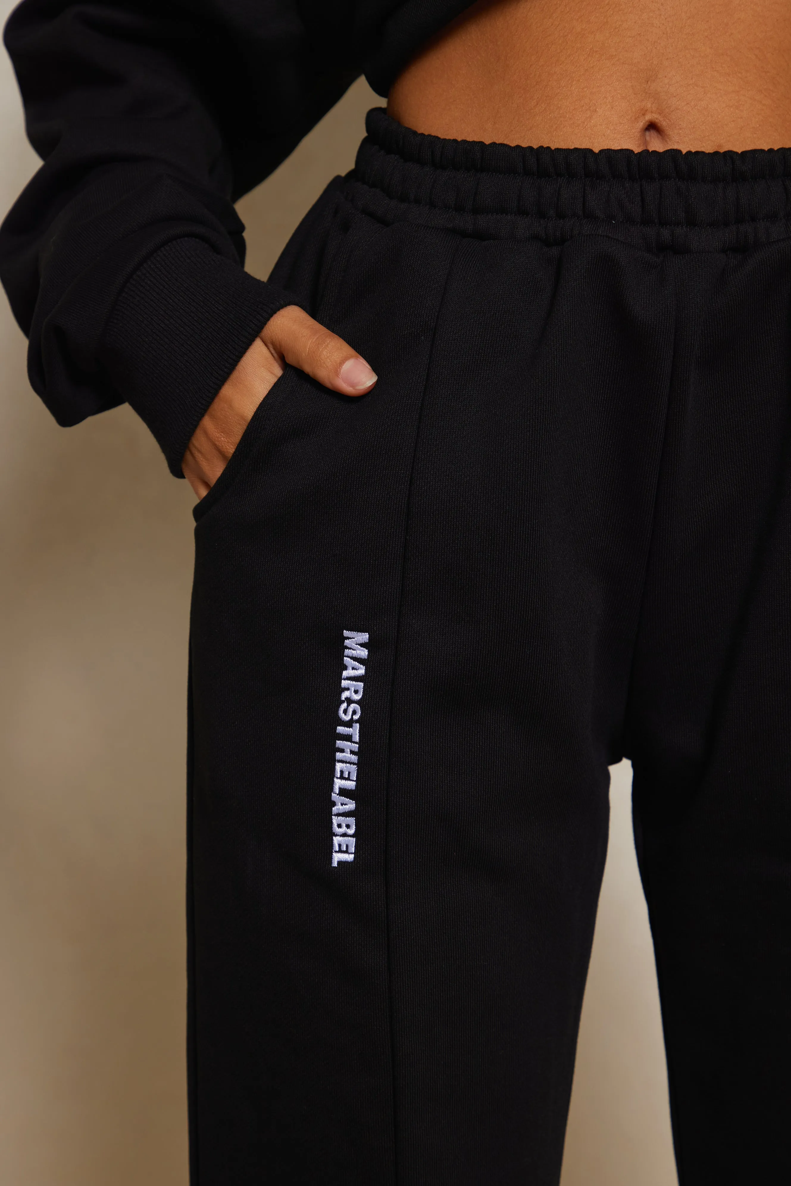 The Essentials Tapered Joggers - Black