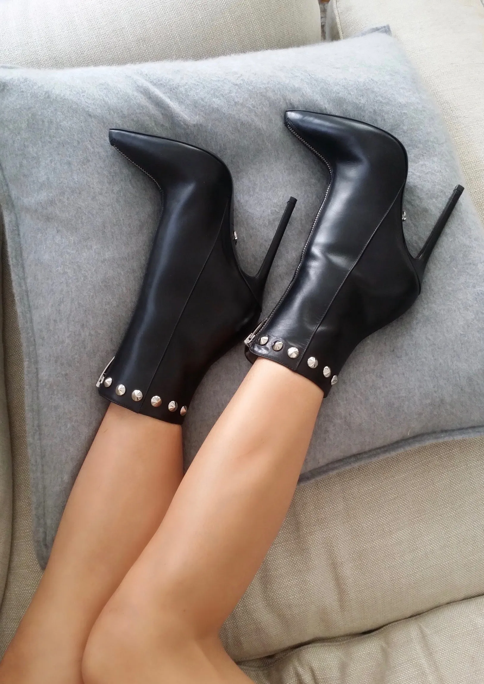 ZARIA BLACK CALF BOOTIES